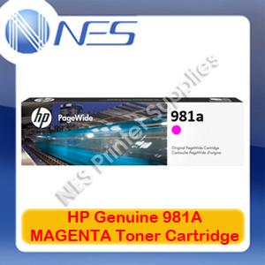 HP Genuine 981A MAGENTA Standard Yield Toner Cartridge for PageWide 586dn/586f/586z/556dn/556xh [J3M69A]